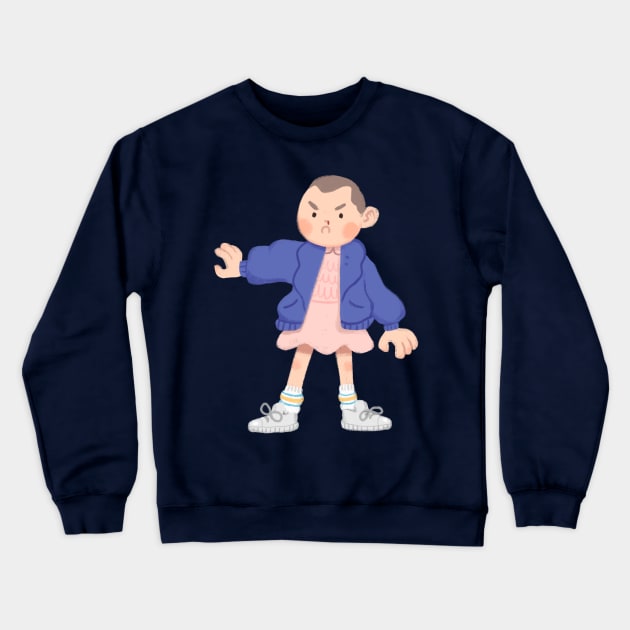 Eleven - Stranger Things Crewneck Sweatshirt by uh.meg